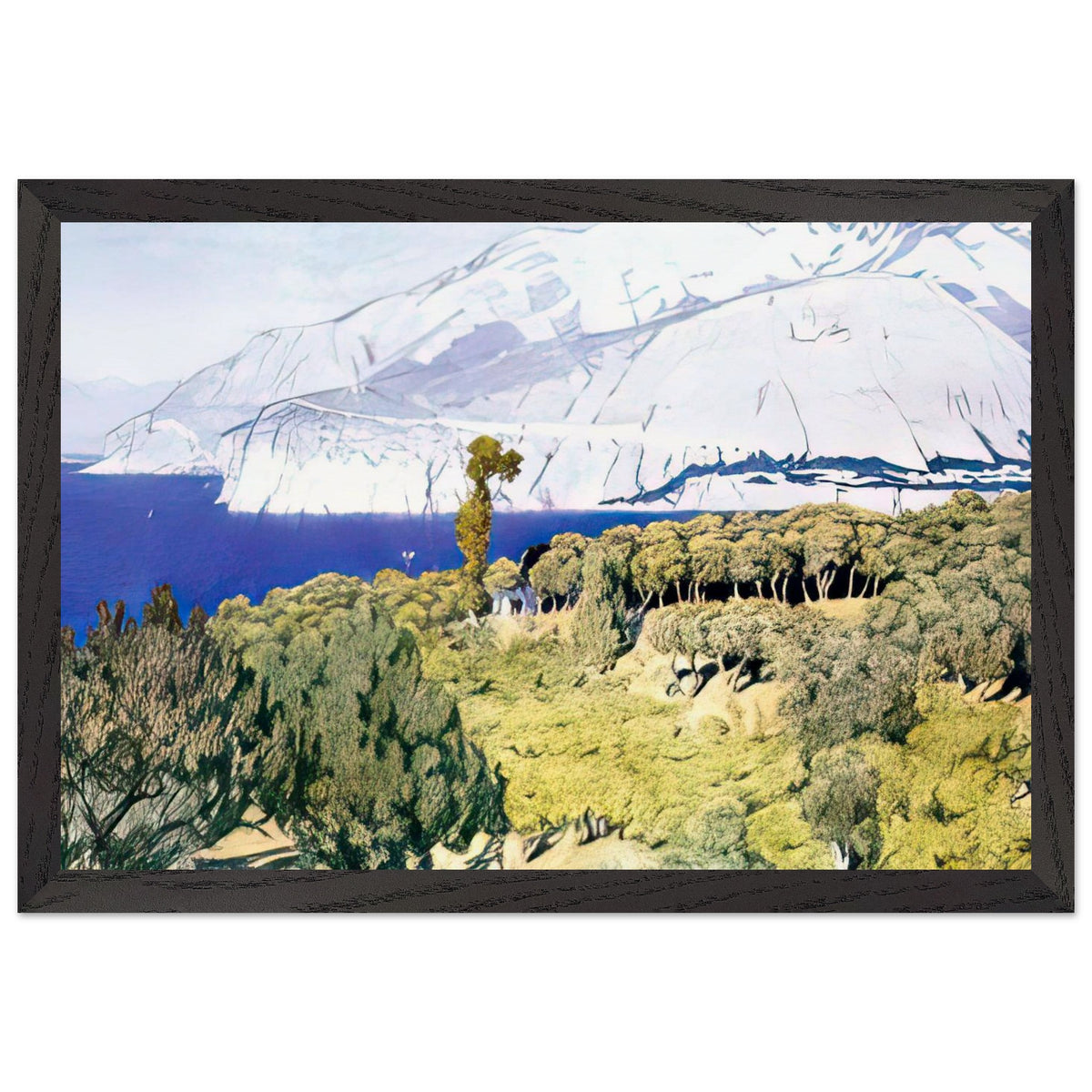 Capri by Edward Okuń, framed poster, view 2