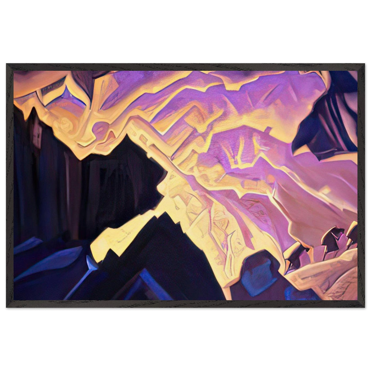 Captors of Fire by Nicholas Roerich, framed poster