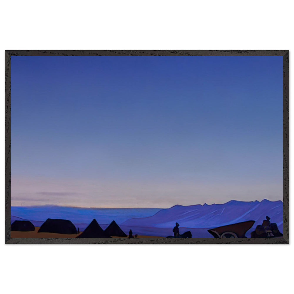 Caravan by Nicholas Roerich, framed poster