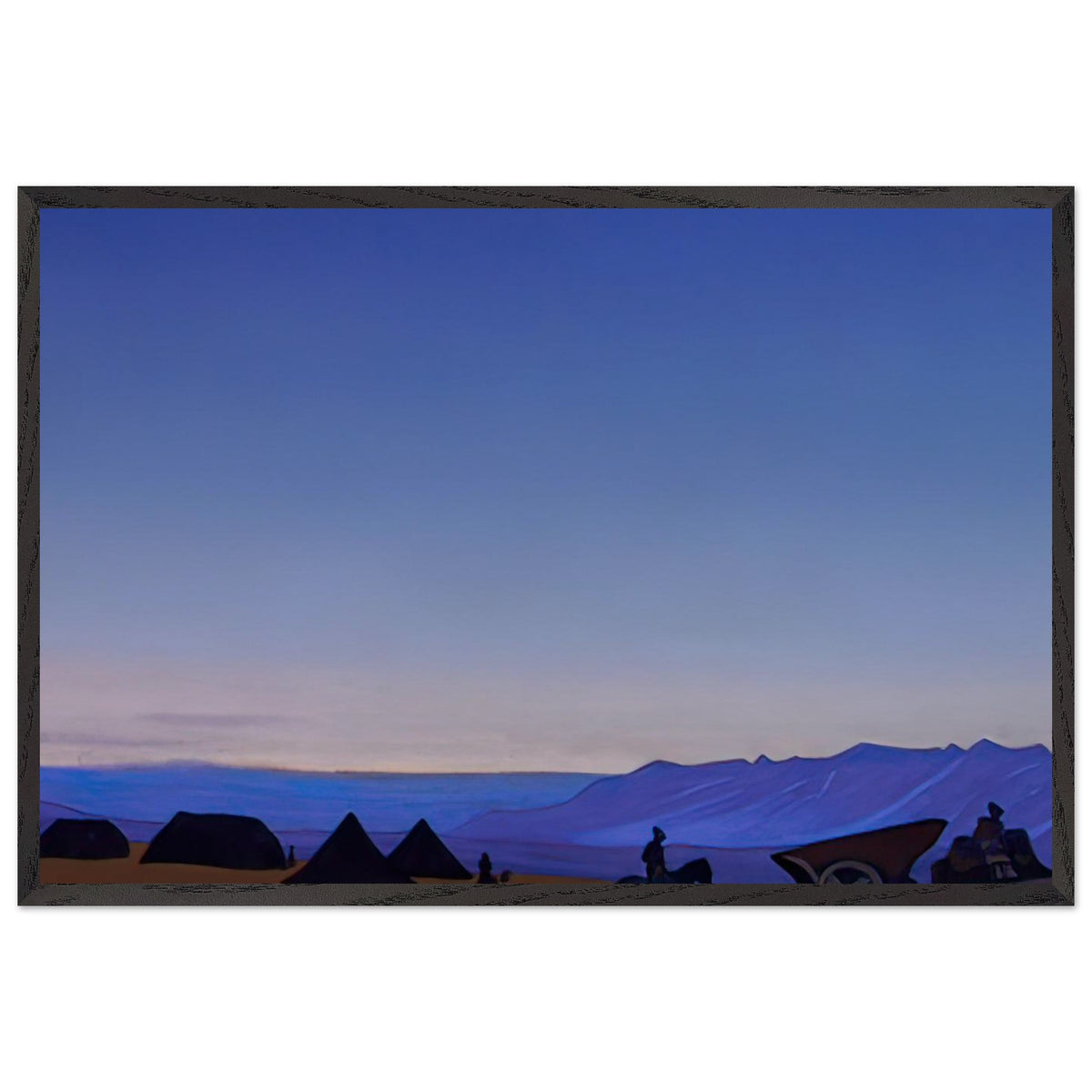 Caravan by Nicholas Roerich, framed poster