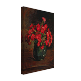 Carnations by Nicolae Vermont, canvas, view 2