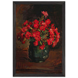 Carnations by Nicolae Vermont, framed poster, view 2