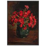 Carnations by Nicolae Vermont, framed poster, view 3