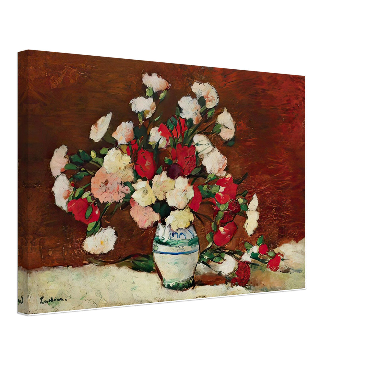 Carnations by Stefan Luchian, canvas