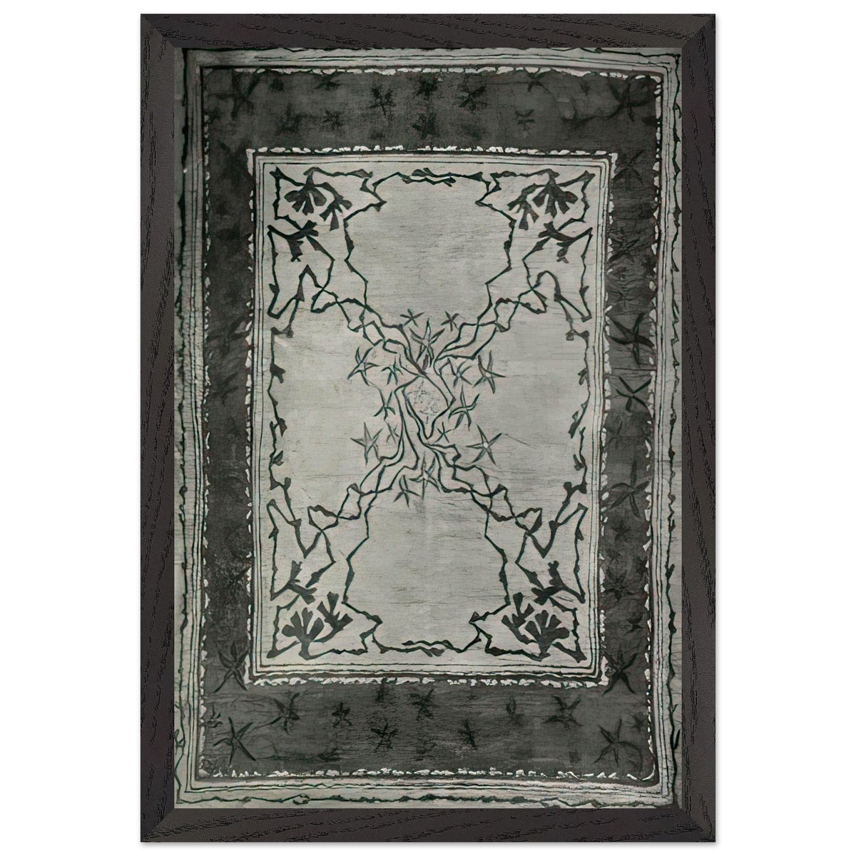 Carpet Design by Otto Eckmann, framed poster, view 2