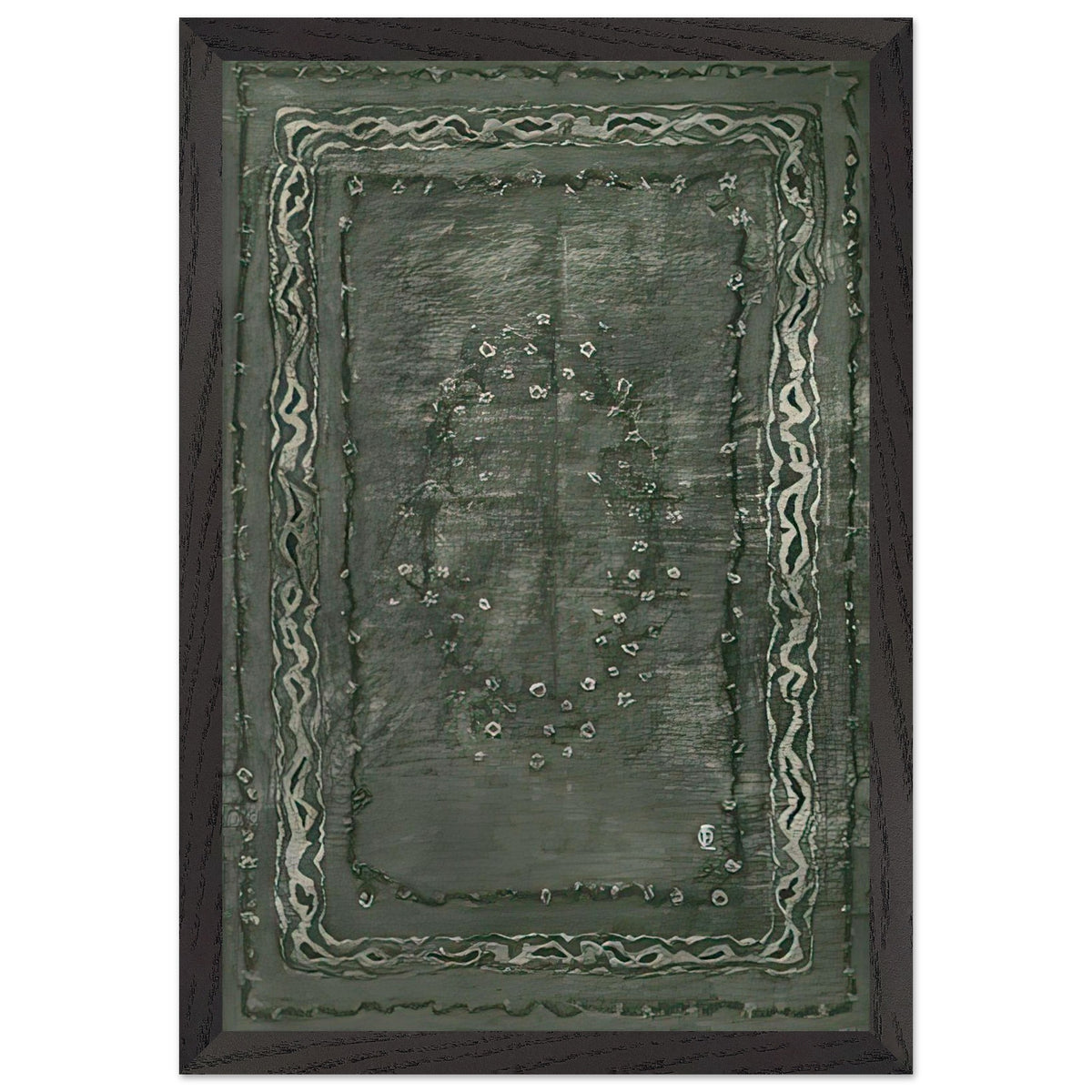 Carpet Design by Otto Eckmann, framed poster, view 2