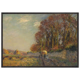 Cart in an Autumn Landscape by Gustave Loiseau, framed poster, view 3