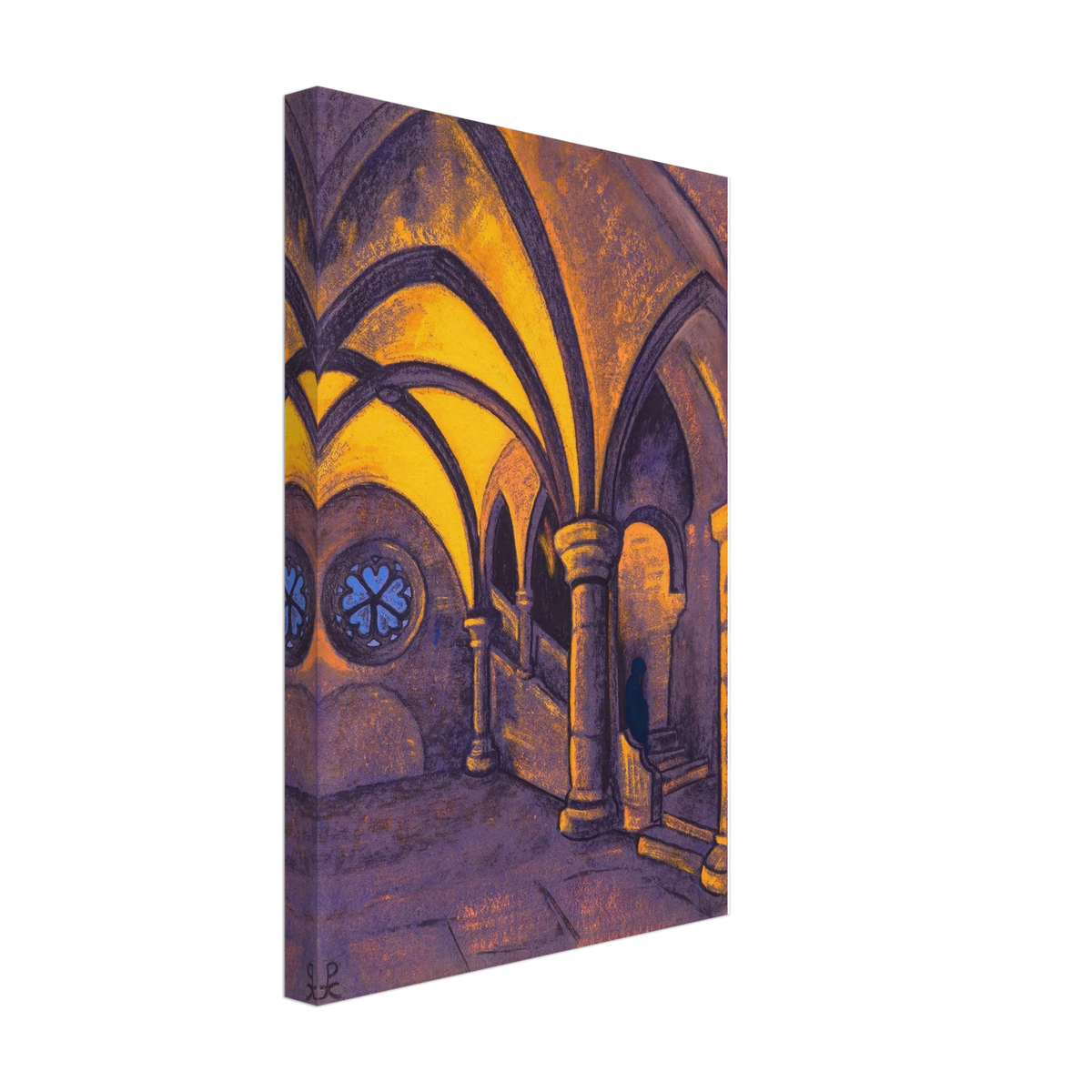 Castle by Nicholas Roerich, canvas, view 2