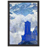 Castle by Nicholas Roerich, framed poster, view 2
