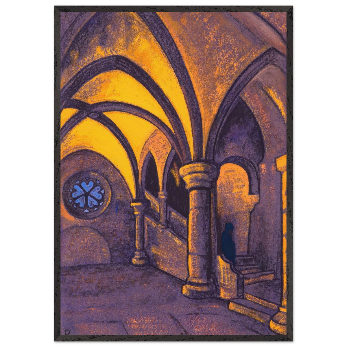 Castle by Nicholas Roerich, framed poster, view 3