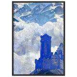 Castle by Nicholas Roerich, framed poster, view 3