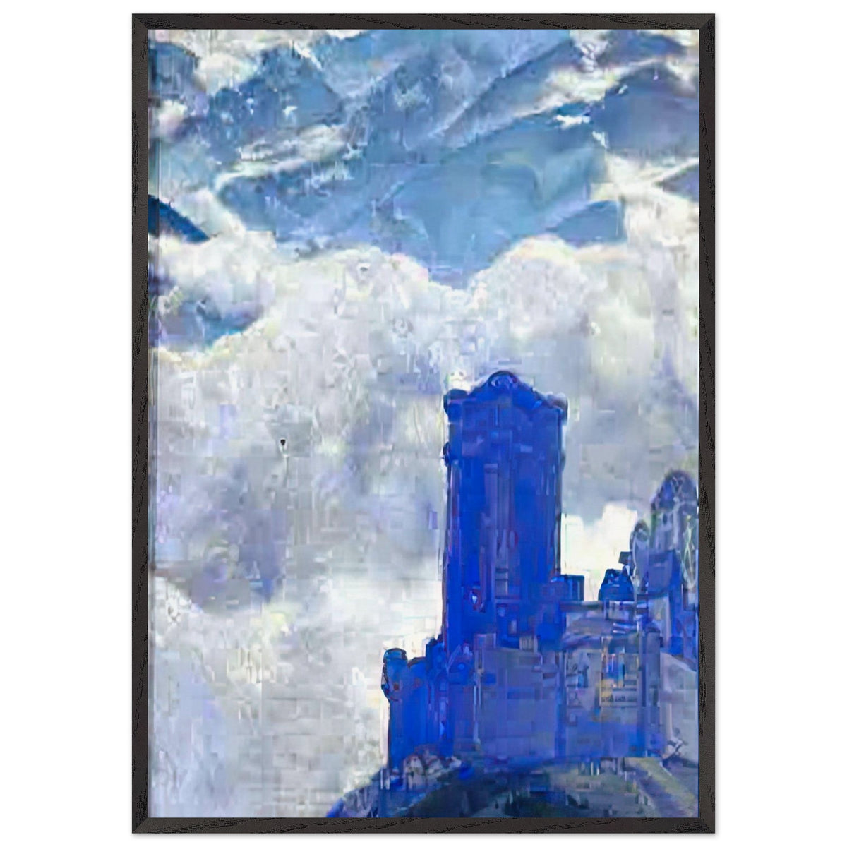 Castle by Nicholas Roerich, framed poster, view 3