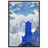 Castle by Nicholas Roerich, framed poster