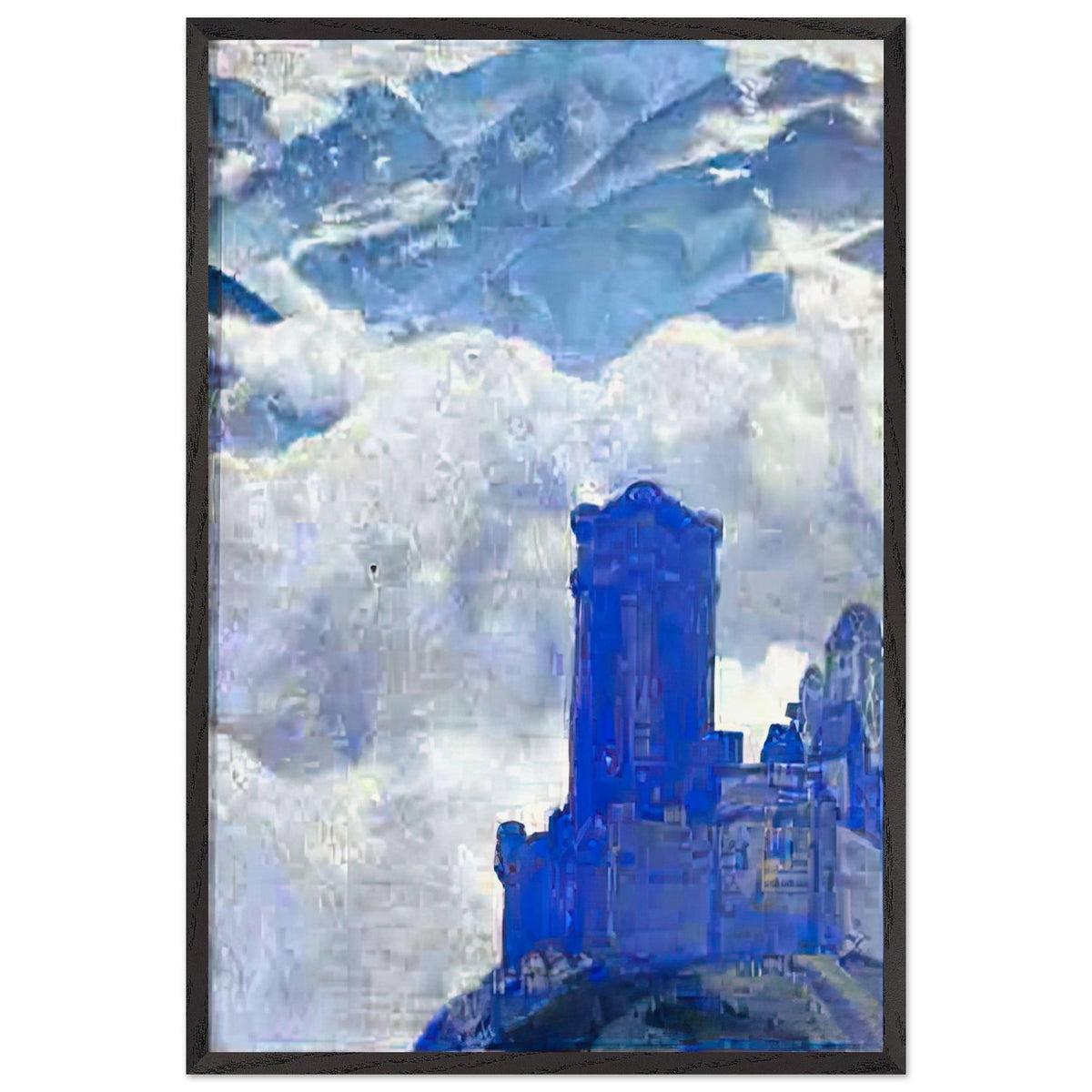 Castle by Nicholas Roerich, framed poster
