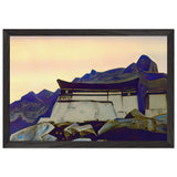Castle of King Gesar by Nicholas Roerich, framed poster, view 2