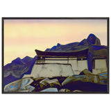 Castle of King Gesar by Nicholas Roerich, framed poster, view 3