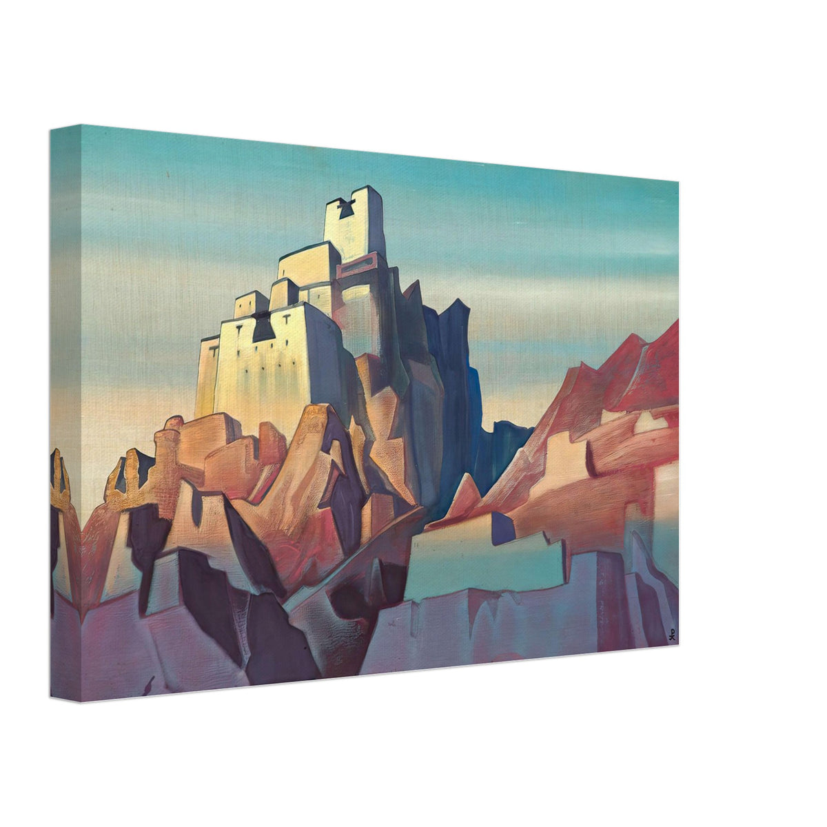 Castle of Ladakh by Nicholas Roerich, canvas, view 2