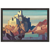 Castle of Ladakh by Nicholas Roerich, framed poster, view 2