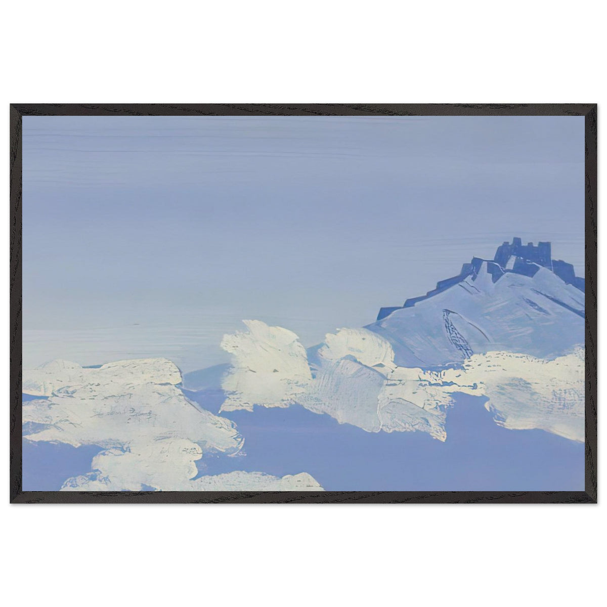 Castles of King Gesar by Nicholas Roerich, framed poster