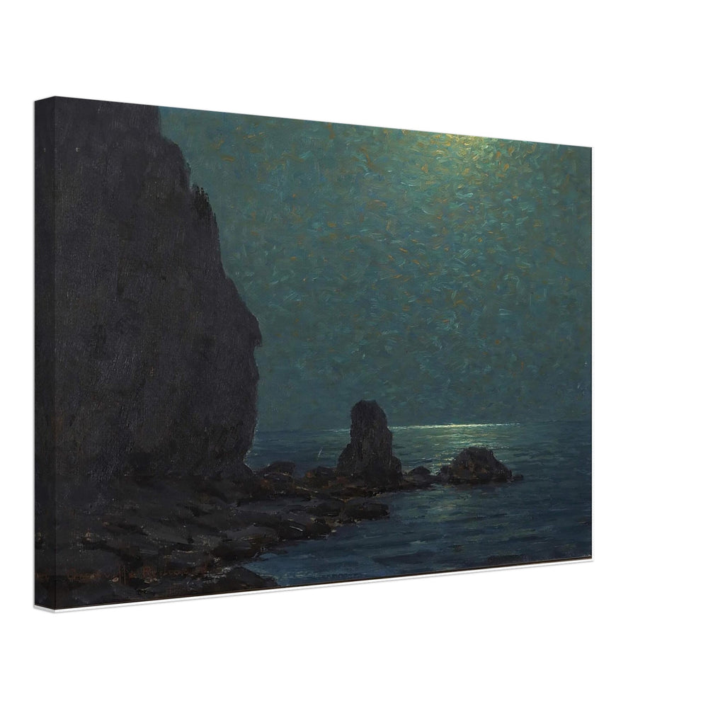 Catalina Island Coast Under a Moonlit Sky by Granville Redmond, canvas