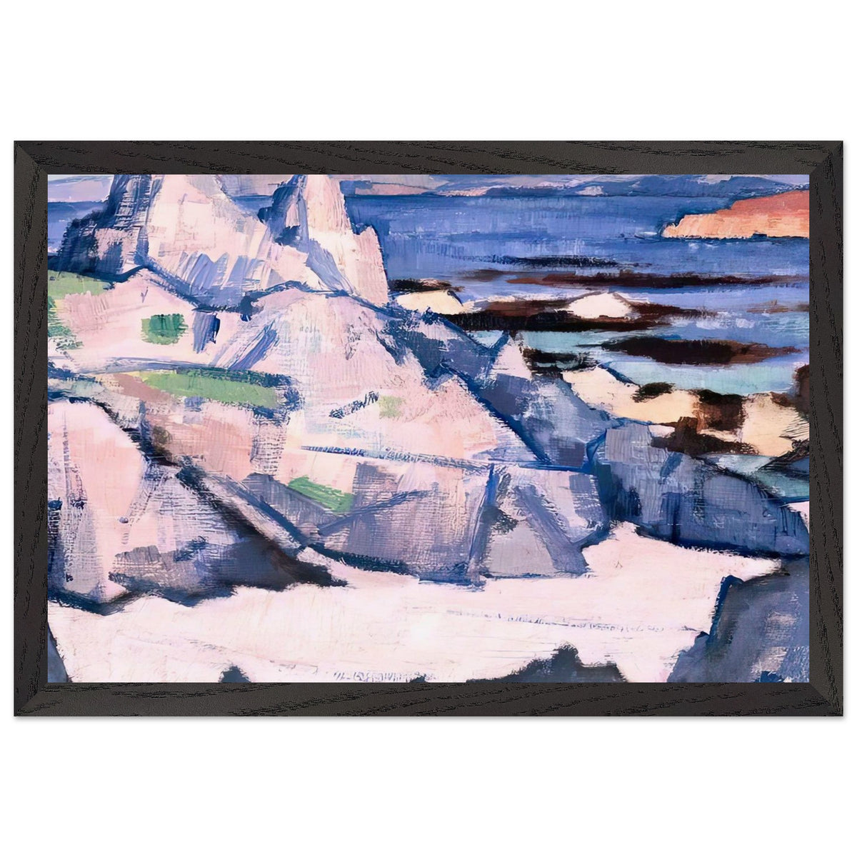 Cathedral Rock, Iona by Samuel Peploe, framed poster, view 2