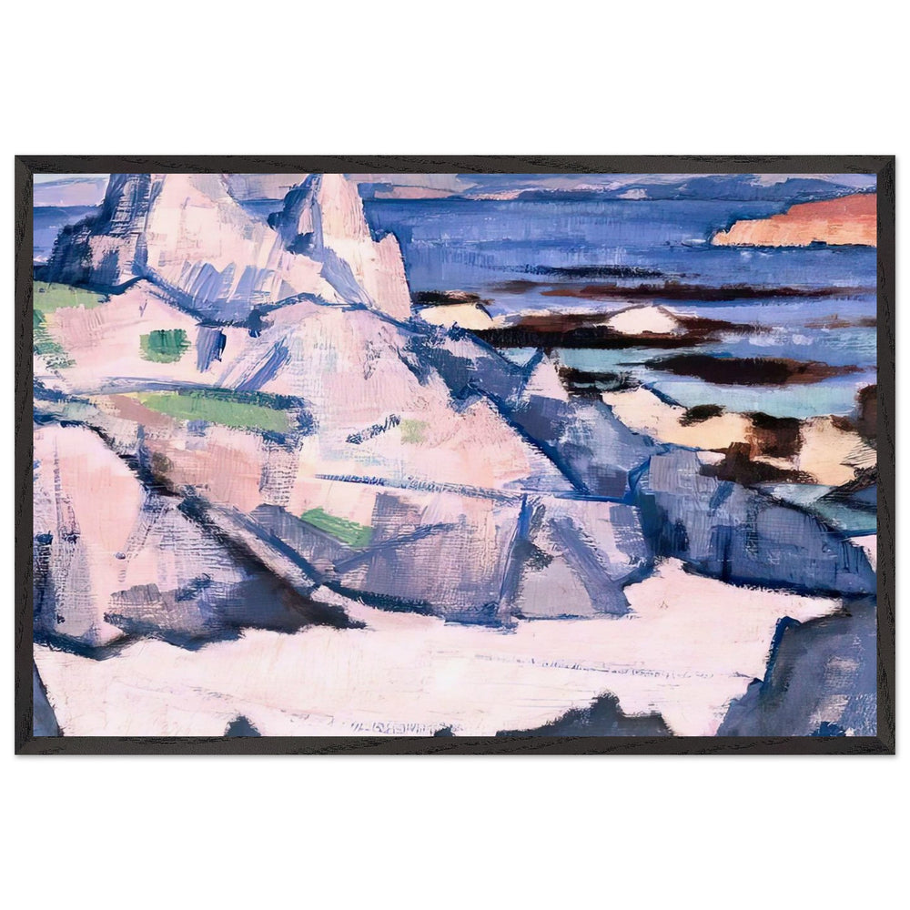 Cathedral Rock, Iona by Samuel Peploe, framed poster