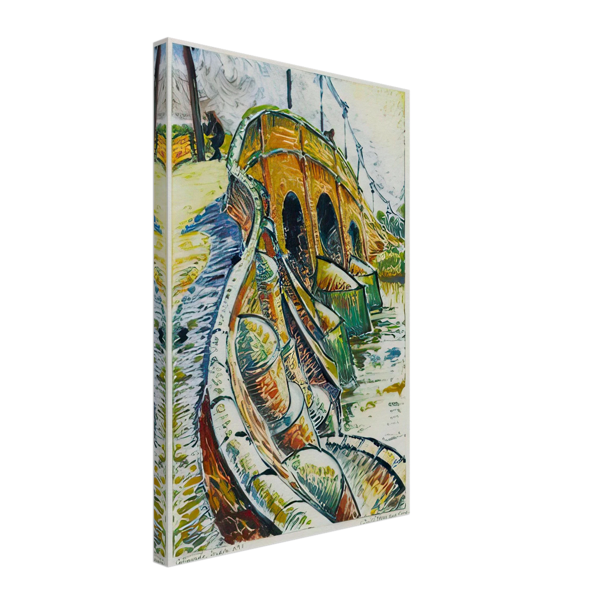 Cattawade Bridge by Cyril Power, canvas