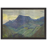 Caucasus. Arc Mountain by Nicholas Roerich, framed poster, view 2