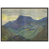 Caucasus. Arc Mountain by Nicholas Roerich, framed poster, view 3