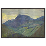 Caucasus. Arc Mountain by Nicholas Roerich, framed poster
