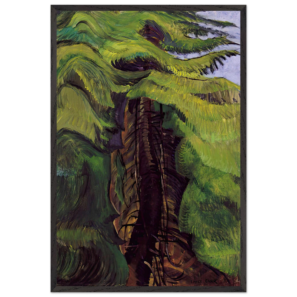 Cedar Sanctuary by Emily Carr, framed poster