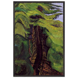 Cedar Sanctuary by Emily Carr, framed poster
