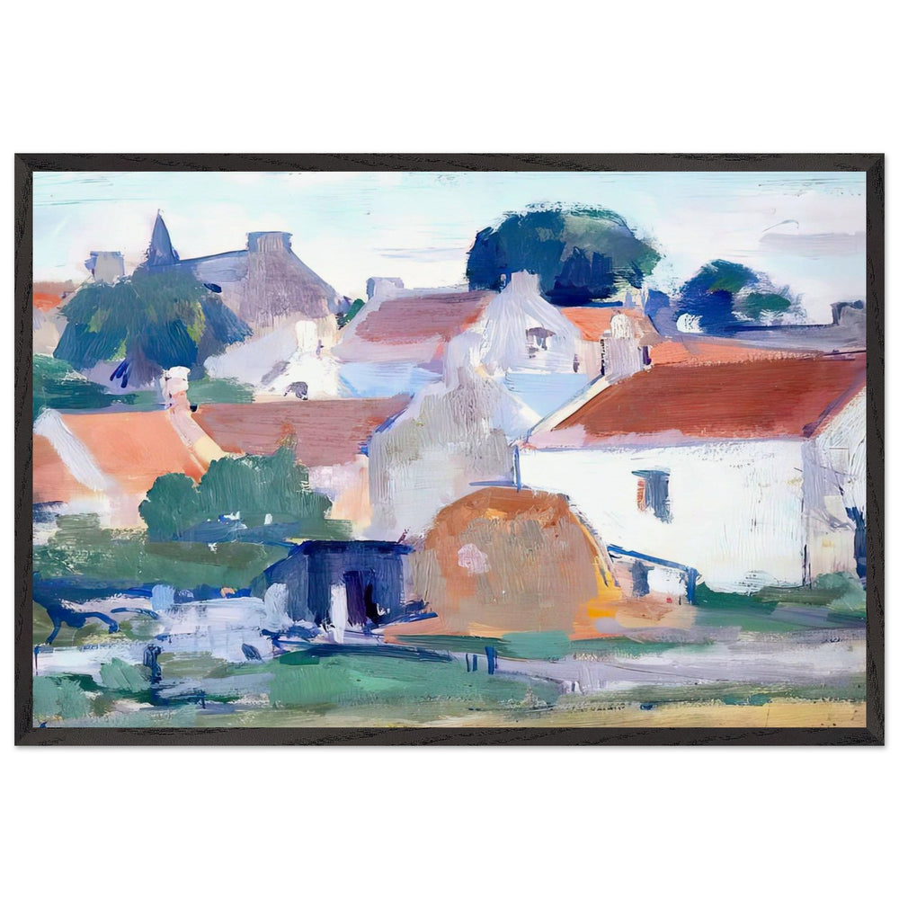 Ceres, Fife by Samuel Peploe, framed poster