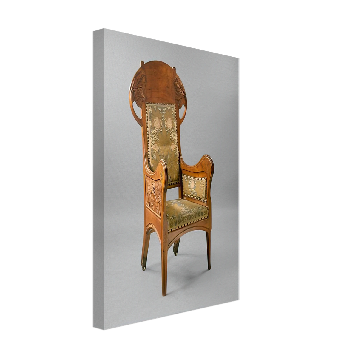 Chair by Henri Jules Ferdinand Bellery-Defonaines, canvas, view 2