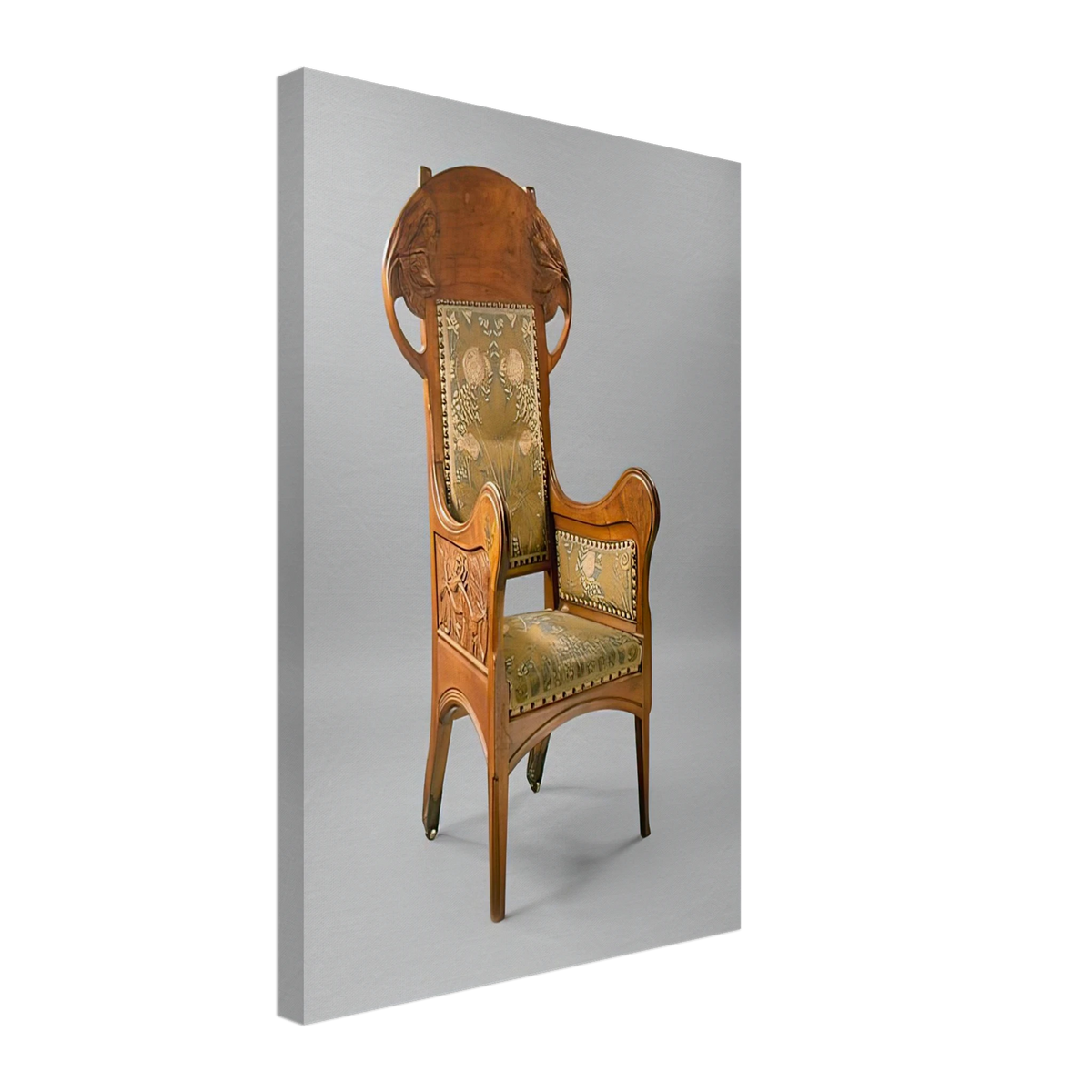 Chair by Henri Jules Ferdinand Bellery-Defonaines, canvas