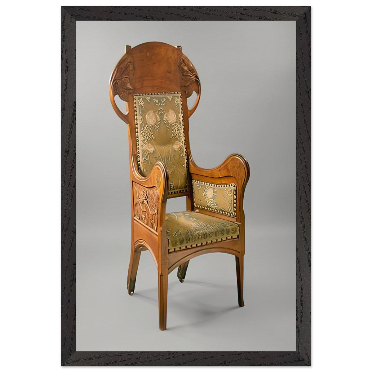 Chair by Henri Jules Ferdinand Bellery-Defonaines, framed poster, view 2