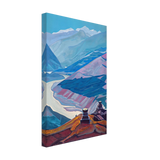 Chandra-Bhaga (Path to Triloknath) by Nicholas Roerich, canvas, view 2