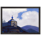 Chapel of St. Sergius at the Crossroads by Nicholas Roerich, framed poster, view 2