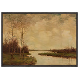 Charming little landscape by Arnold Marc Gorter, framed poster, view 3