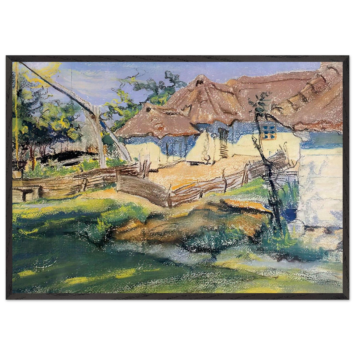 Chaty W Grebowie by Stanisław Wyspiański, framed poster, view 3