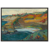 Chemainus Bay, Vancouver Island by Emily Carr, framed poster, view 3