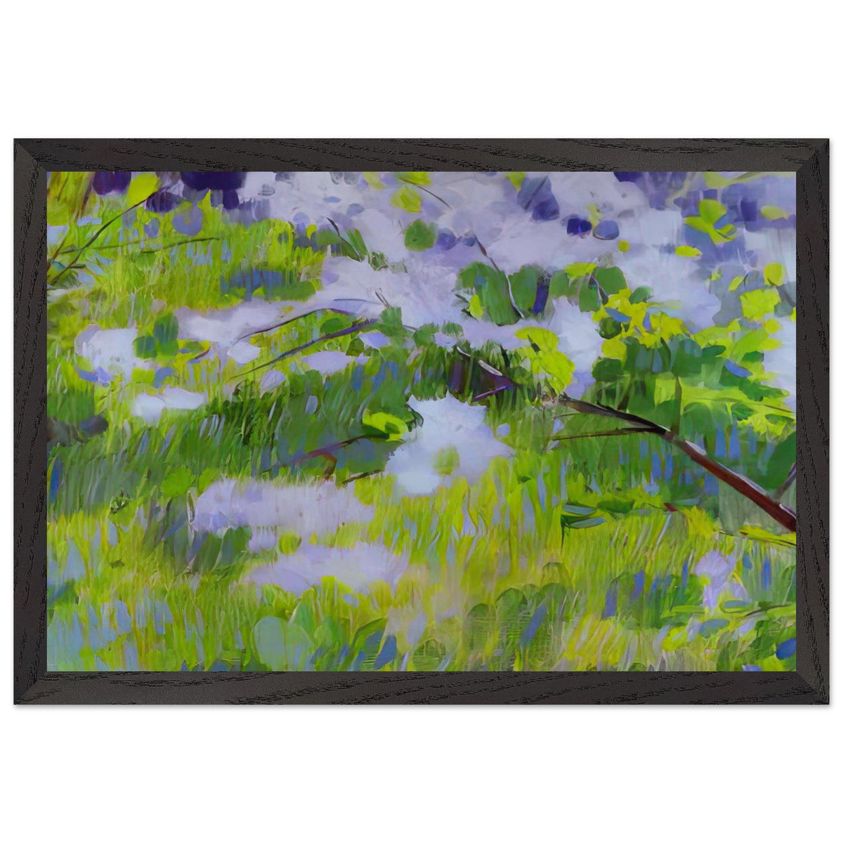 Cherry Trees in Blossom by Victor Borisov-Musatov, framed poster, view 2