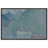 Chillon Castle, Lake Geneva by Violet Oakley, framed poster