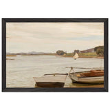 Christchurch Estuary Scene by Algernon Talmage, framed poster, view 2