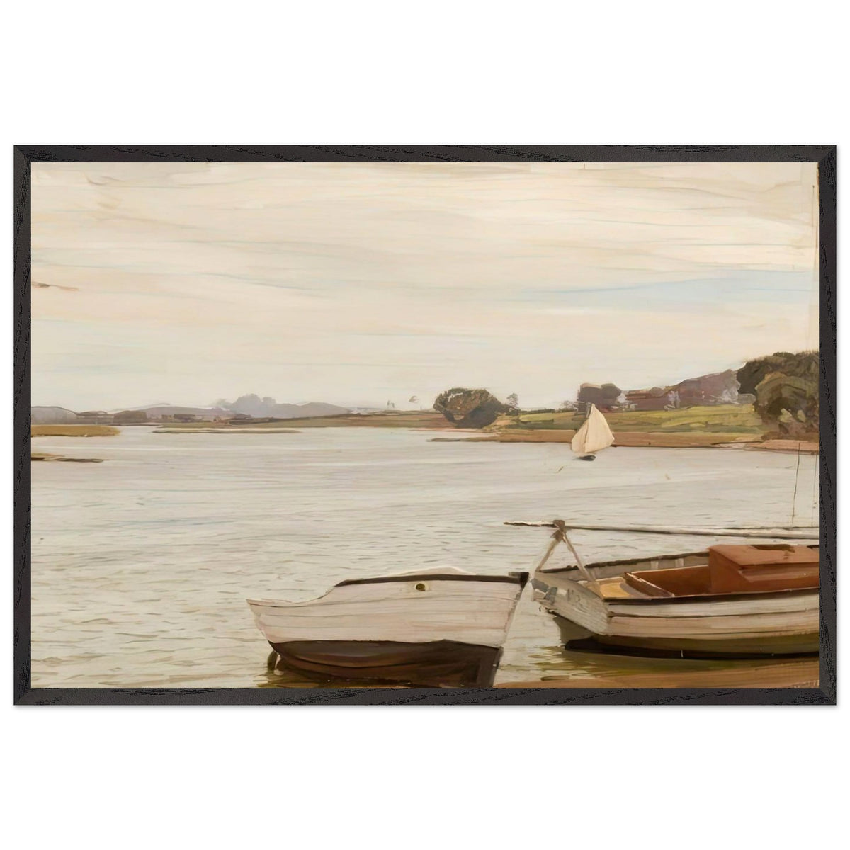Christchurch Estuary Scene by Algernon Talmage, framed poster