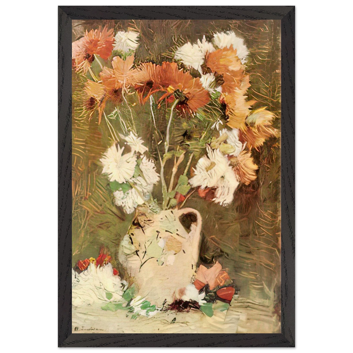 Chrysanthemums by Stefan Luchian, framed poster, view 2