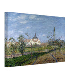 Church at Notre Dame at Vaudreuil by Gustave Loiseau, canvas, view 2