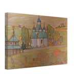 Church In Khodorov by Vasyl Hryhorovych Krychevsky, canvas, view 2