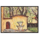 Cişmeaua de pe strada Spătarului by Theodor Pallady, framed poster, view 3