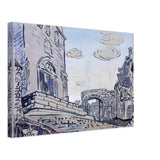 City by Nicholas Roerich, canvas
